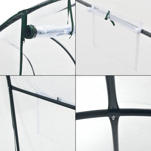 Drivhustunnel Grünwald 200x300x190cm PVC Transparent [en.casa]