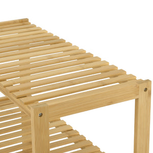 Bambus stående hylde Nyköping 58 x 26 x 66 cm [en.casa].