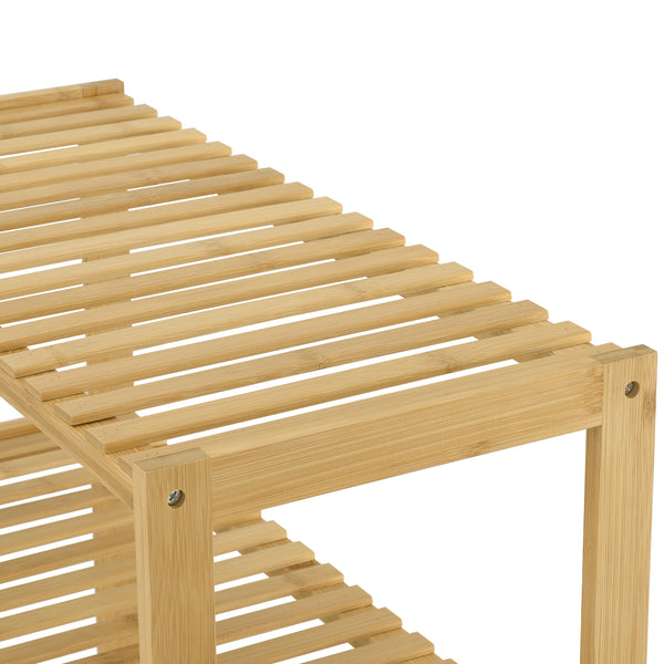 Bambus stående hylde Nyköping 58 x 26 x 66 cm [en.casa].