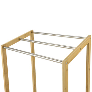 Bambus håndklædestang Kautokeino 51x31x85 cm [en.casa].