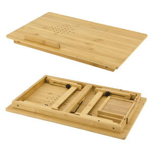 Bambusbord til bærbare computere Trysil 55x35x28cm [en.casa].