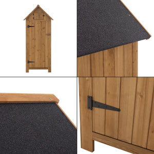 Værktøjsskab Ottrott 179x77x54cm Brændeopbevaring Brændereol [en.casa].