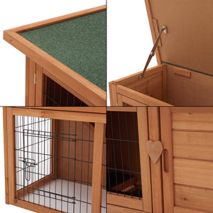 Kaninbur Nidda 85x91,5x45cm grantræ [en.casa]