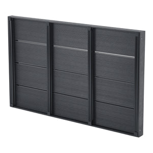 WPC bundplade Nürtingen til solbruser 101x63x5.5cm [en.casa]