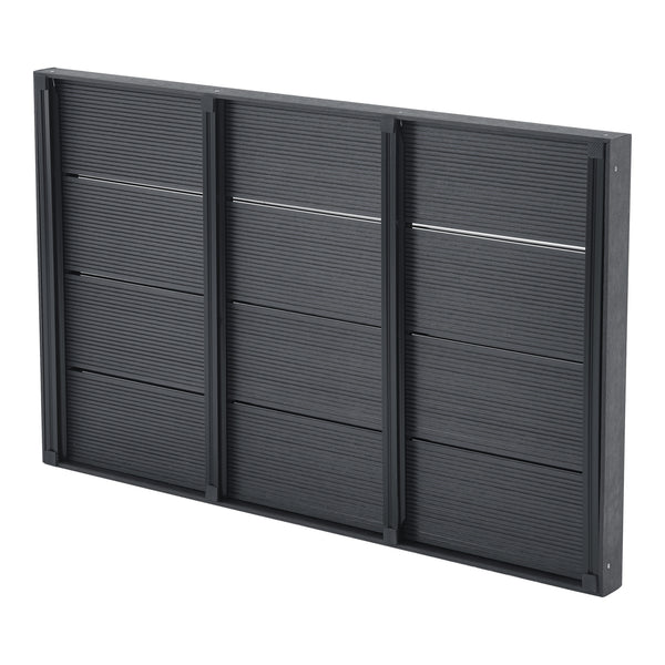 WPC bundplade Nürtingen til solbruser 101x63x5.5cm [en.casa]
