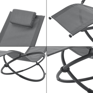 Gyngestol Pulsano 150 kg mørkegrå [en.casa].