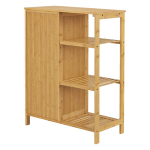 Badeværelsesskab Vetlanda bambus 87x66x33 cm [en.casa].
