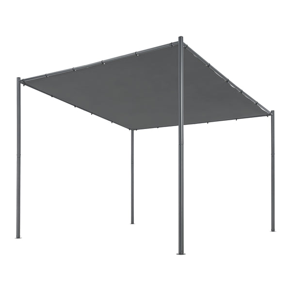 Carunchio havepavillon 300x285x248cm mørkegrå [en.casa].