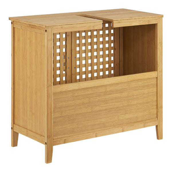 Vaskeunderskab Ingmarsö 60x67x30 cm bambus [en.casa].