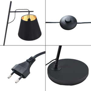 Gulvlampe Nottingham sort [lux.pro].