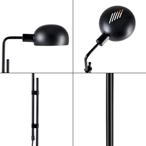 Gulvlampe Bolton sort [lux.pro].