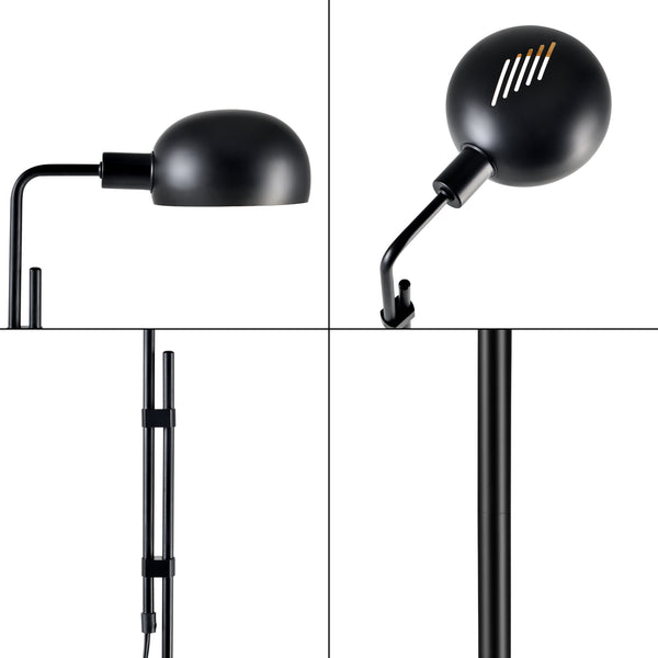 Gulvlampe Bolton sort [lux.pro].