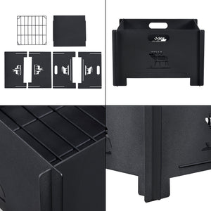 Ildsted Etnedal ildskål 25 x 40 x 40 cm [casa.pro].