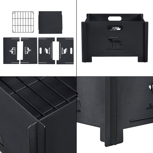 Ildsted Etnedal ildskål 25 x 40 x 40 cm [casa.pro].