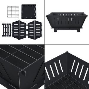 Bålsted Fedje ildskål 25 x 55 x 55 cm [casa.pro].