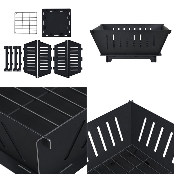 Bålsted Fedje ildskål 25 x 55 x 55 cm [casa.pro].