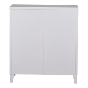 Metalskab Oripää 90x80x33 cm Hvid [en.casa].