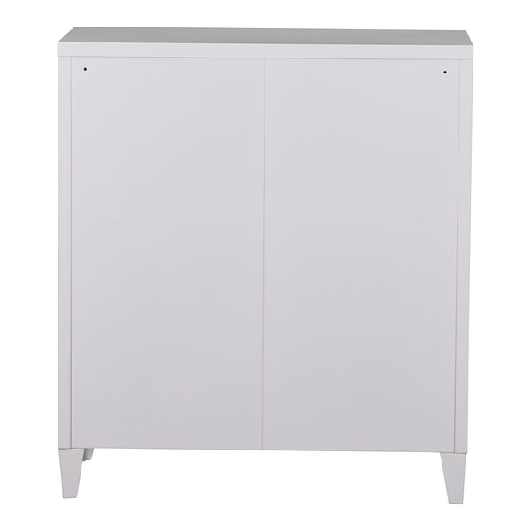 Metalskab Oripää 90x80x33 cm Hvid [en.casa].