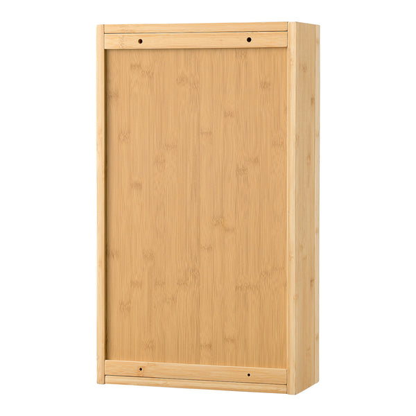 Ikorfat spejlskab 60,5 x 35 x 14 cm naturlig bambus [en.casa].