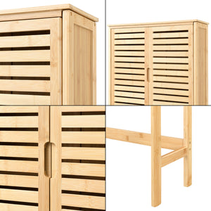 Geta toiletskab 170 x 66 x 23 cm bambus [en.casa].