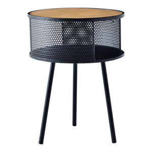 Sidebord Bjørnsund rund 34 cm bred [en.casa].