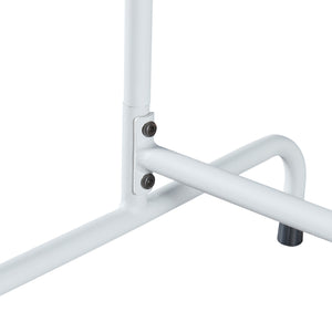 Haderup tøjstativ 137 x 100 x 45 cm hvid [en.casa]