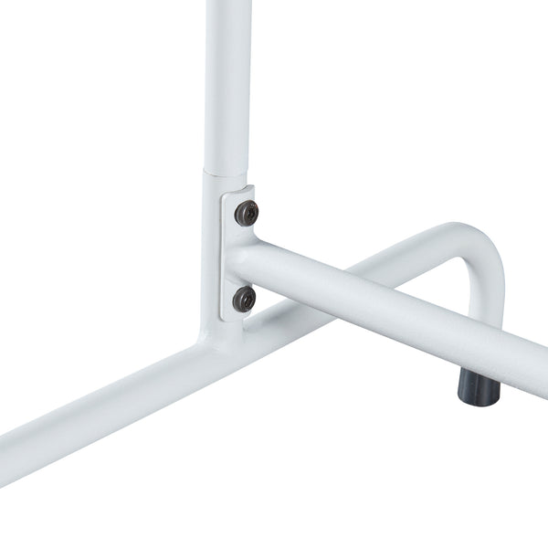 Haderup tøjstativ 137 x 100 x 45 cm hvid [en.casa]