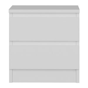 Fuglebjerg sengeskab 42x40x37 cm hvid [en.casa]