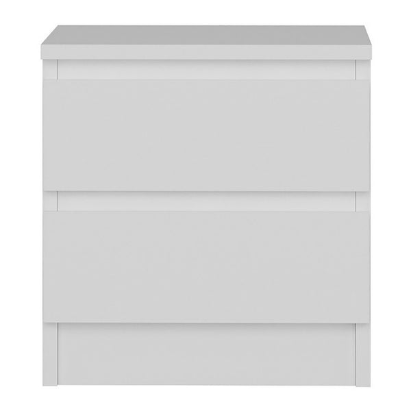 Fuglebjerg sengeskab 42x40x37 cm hvid [en.casa]