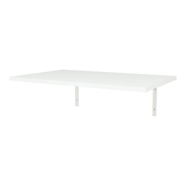 Klepp foldbart vægbord 72x45cm hvid [en.casa].
