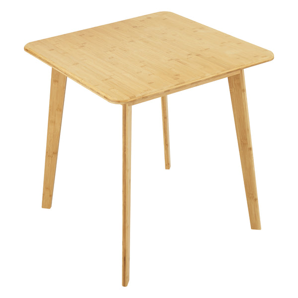 Närpes spisebord til 2 personer bambus 75x70x70 cm [en.casa].