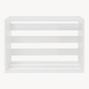 Sidebord Rønde 43x64x33 cm hvid [en.casa]