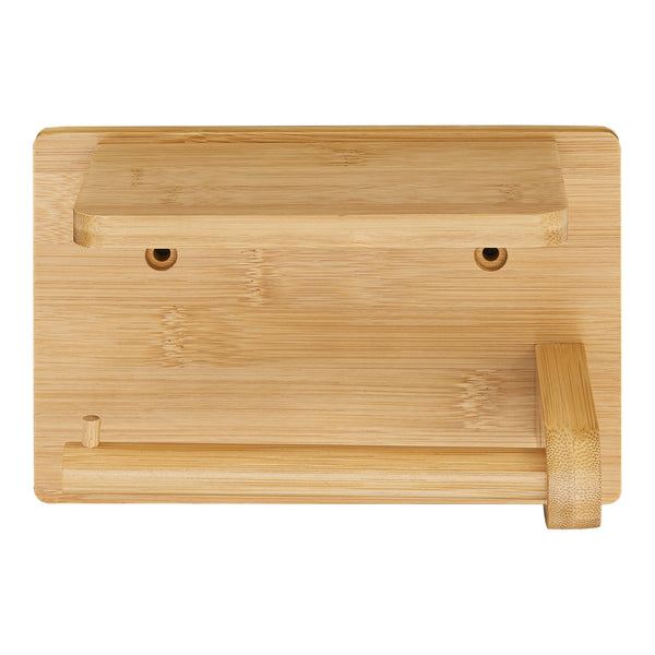 Vallentuna toiletrulleholder i bambus [en.casa].