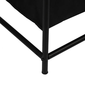 Vasketøjsopsamler Vamdrup med 4 vasketøjsposer 18 L metalramme sort [en.casa].