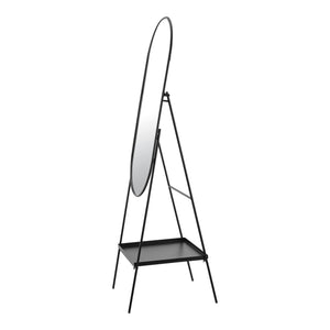 Perano stående spejl med hylde 160 x 46 cm [en.casa].