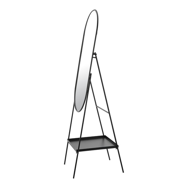 Perano stående spejl med hylde 160 x 46 cm [en.casa].