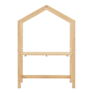 Børneskrivebord Suså 110x50x160cm fyrretræ [en.casa].