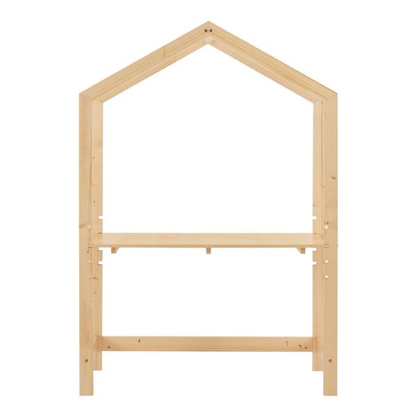 Børneskrivebord Suså 110x50x160cm fyrretræ [en.casa].