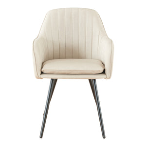 Kannonkoski spisebordsstol sæt med 2 beige [en.casa].