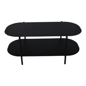 Sofabord Enebakk 112x62x40,5cm sort, mat [en.casa].