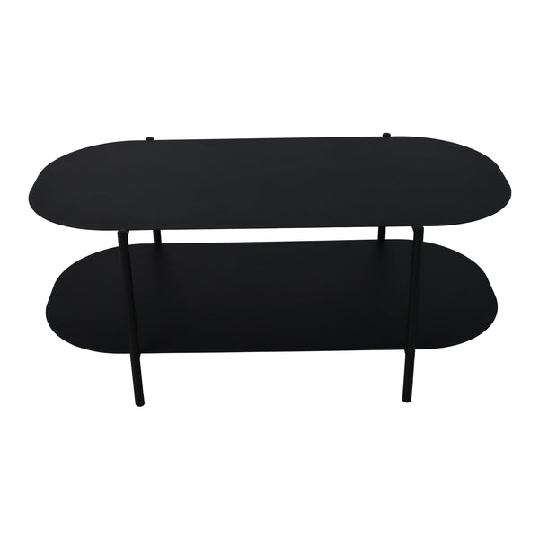 Sofabord Enebakk 112x62x40,5cm sort, mat [en.casa].