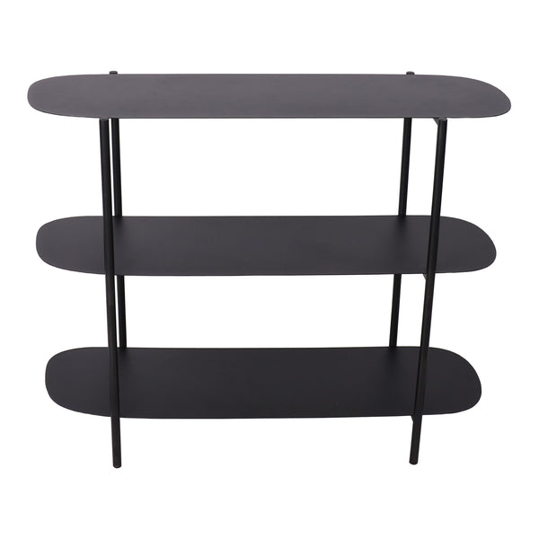 Konsolbord Enebakk 70x90x32cm sort, mat [en.casa].