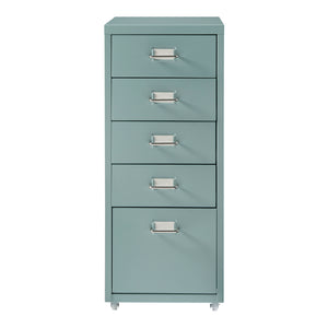 Kökar mobil piedestal med 5 skuffer 69x28x41 cm [en.casa].