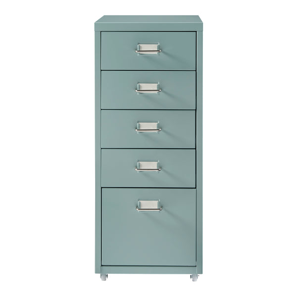 Kökar mobil piedestal med 5 skuffer 69x28x41 cm [en.casa].