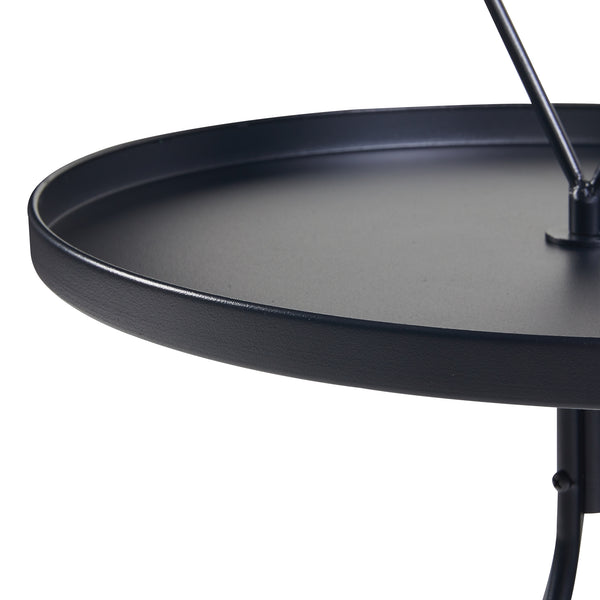 Sidebord Odal metal sort [en.casa].