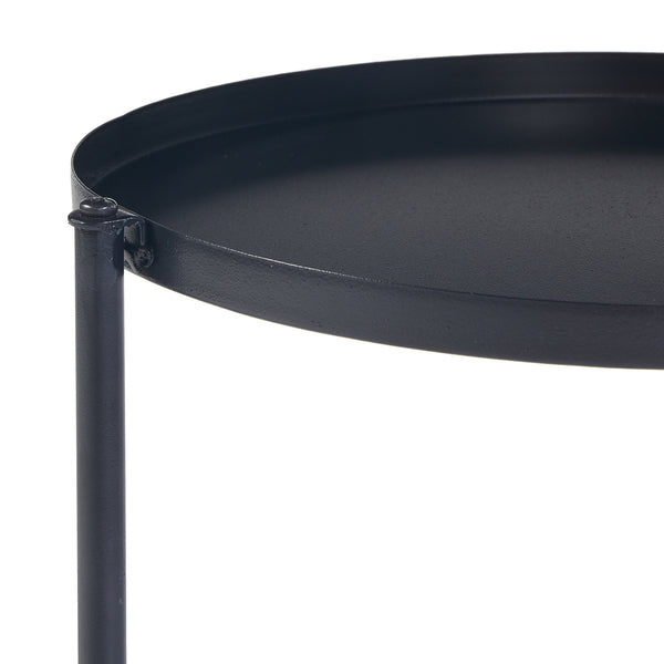 Ostre plantestativ med 3 metalhylder [en.casa].