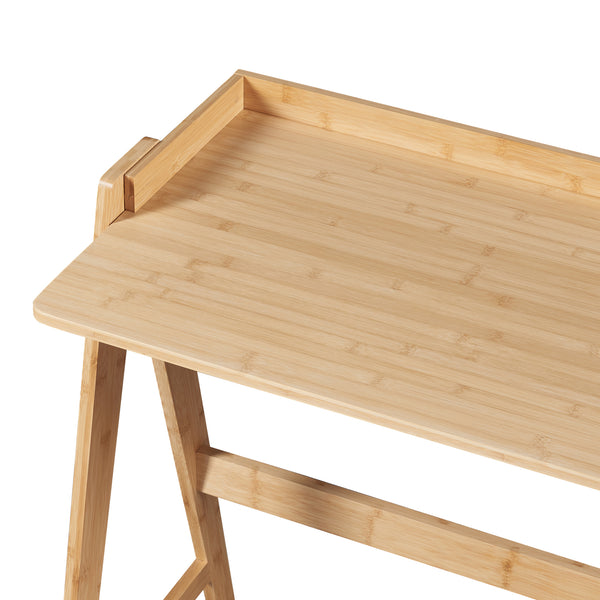 Härryda bambusskrivebord 107x47x81 cm natur [en.casa].