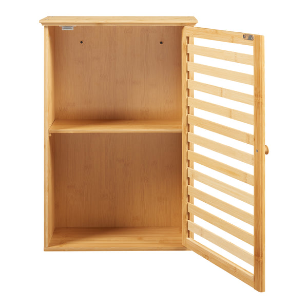 Badeværelsesskab Järfälla 55x37x16 cm Bambus [en.casa]
