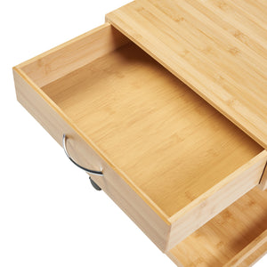 Jokkmokk rullebord 56,5x43x43 cm bambus [en.casa].