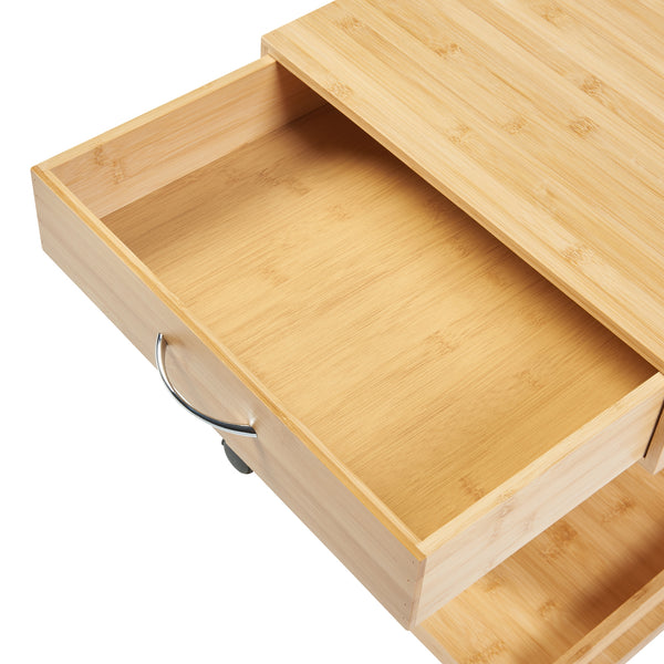 Jokkmokk rullebord 56,5x43x43 cm bambus [en.casa].